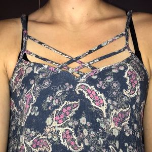 Small American Eagle Leaf Tank Top
